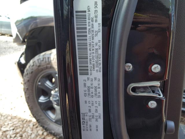 3C6UR5DL6GG123596 - 2016 RAM 2500 SLT 黑色 照片 10