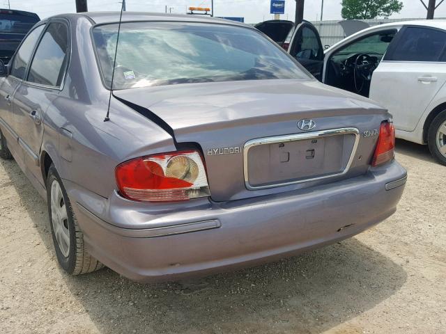 KMHWF25H75A182229 - 2005 HYUNDAI SONATA GL GRAY photo 9