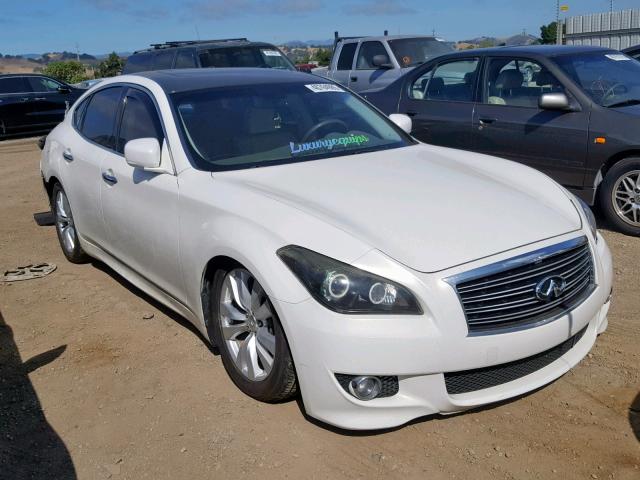 JN1BY1AP0BM324096 - 2011 INFINITI M37 WHITE photo 1