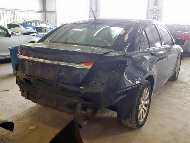 1C3BC1FB4BN595315 - 2011 CHRYSLER 200 TOURIN BLACK photo 4