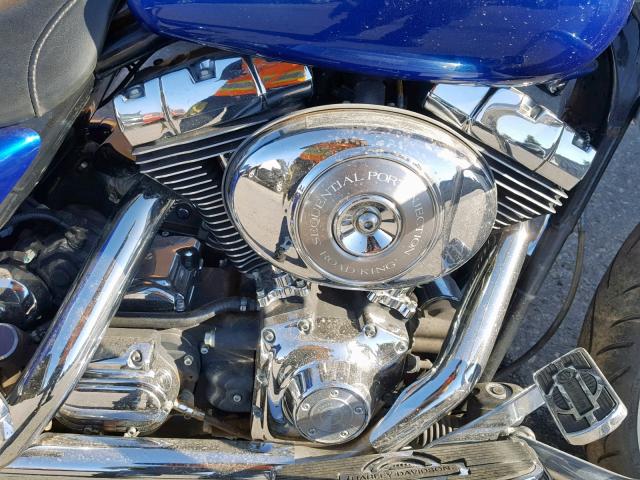 1HD1FRW125Y704425 - 2005 HARLEY-DAVIDSON FLHRCI BLUE photo 7