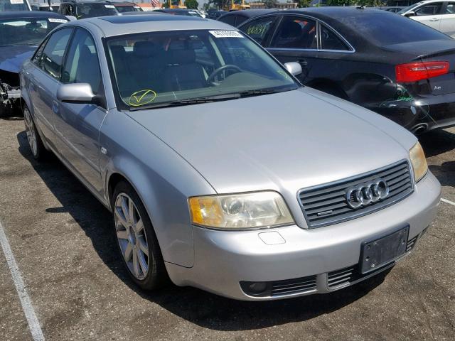 WAUCD64B14N052176 - 2004 AUDI A6 S-LINE SILVER photo 1