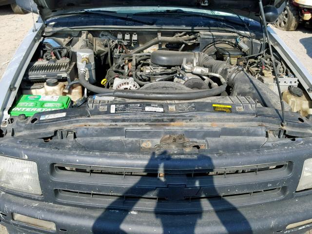 1GNDT13W3T2264456 - 1996 CHEVROLET BLAZER SILVER photo 7