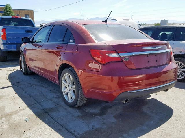 1C3CCBBG4CN202829 - 2012 CHRYSLER 200 TOURIN RED photo 3