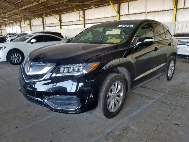 5J8TB3H33JL011289 - 2018 ACURA RDX BLACK photo 2