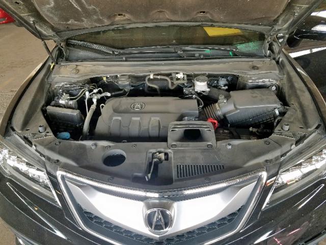 5J8TB3H33JL011289 - 2018 ACURA RDX BLACK photo 7