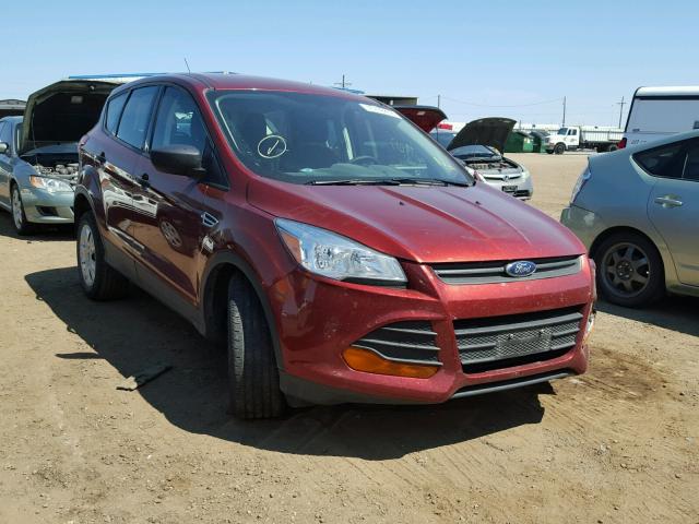 1FMCU0F78FUA27871 - 2015 FORD ESCAPE S RED photo 1