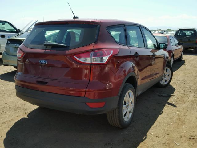 1FMCU0F78FUA27871 - 2015 FORD ESCAPE S RED photo 4