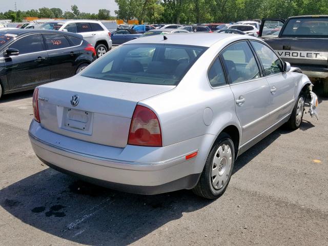 WVWMD63B63P454903 - 2003 VOLKSWAGEN PASSAT GL SILVER photo 4