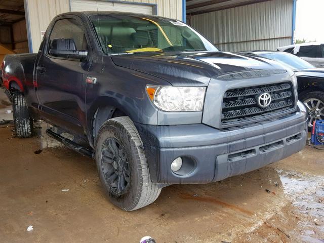 5TFJV52147X001954 - 2007 TOYOTA TUNDRA GRAY photo 1