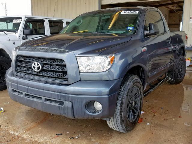 5TFJV52147X001954 - 2007 TOYOTA TUNDRA GRAY photo 2