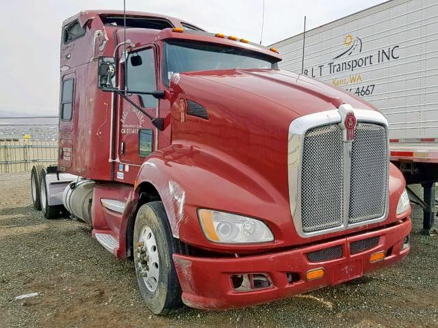 1XKADP9X5BJ294787 - 2011 KENWORTH CONSTRUCTI RED photo 1