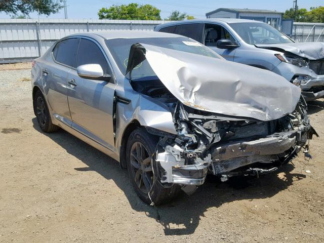 KNAGM4A77D5381406 - 2013 KIA OPTIMA LX SILVER photo 1