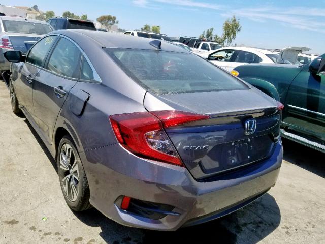 2HGFC1F76HH632411 - 2017 HONDA CIVIC EXL GRAY photo 3