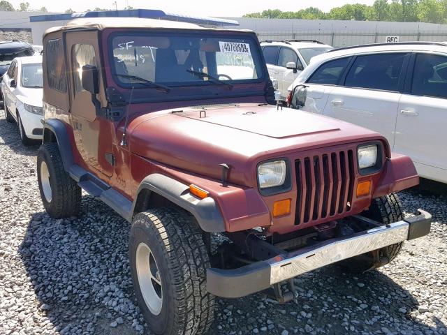 2BCCV81J5HB538841 - 1987 JEEP WRANGLER RED photo 1