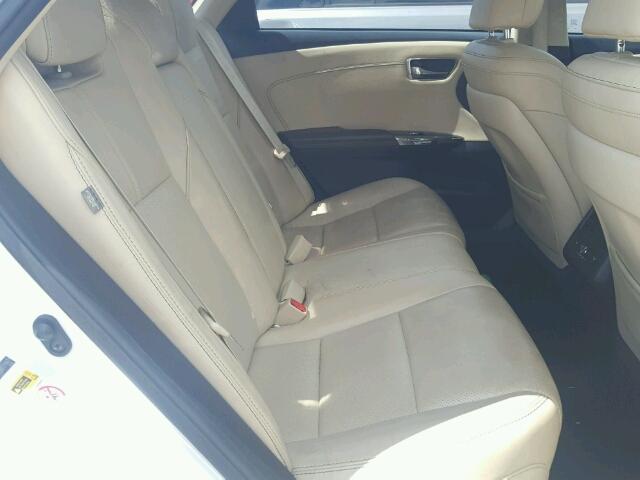 4T1BK1EB0EU118421 - 2014 TOYOTA AVALON BAS Սպիտակ լուսանկար 6