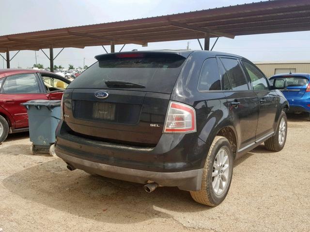 2FMDK38C97BB57686 - 2007 FORD EDGE SEL BLACK photo 4