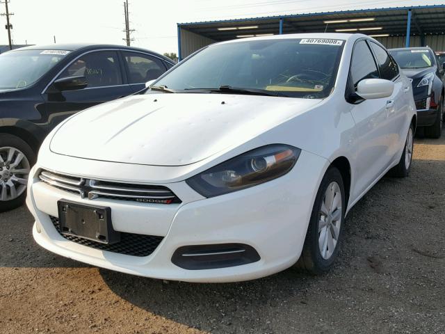 1C3CDFDH4GD540625 - 2016 DODGE DART SE AE WHITE photo 2