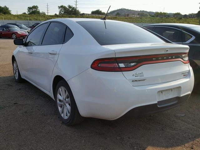 1C3CDFDH4GD540625 - 2016 DODGE DART SE AE WHITE photo 3