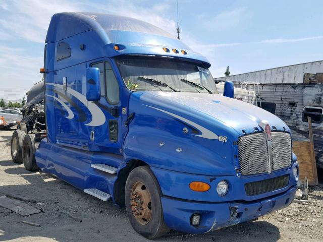 1XKTD49X18J219388 - 2008 KENWORTH CONSTRUCTI BLUE photo 1