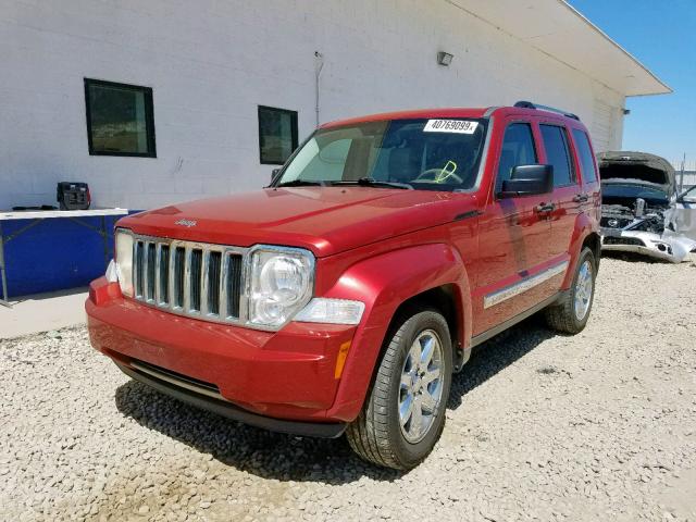 1J8GN58K89W512370 - 2009 JEEP LIBERTY LI RED photo 2