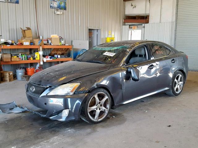 JTHBK262072045685 - 2007 LEXUS IS 250 GRAY photo 2