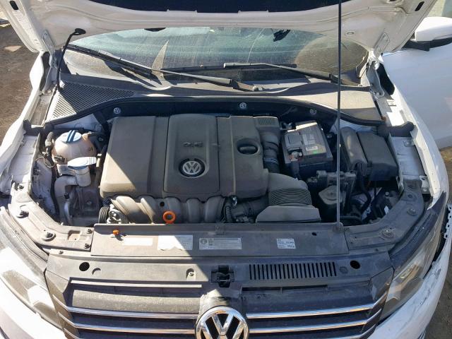 1VWBH7A30DC046951 - 2013 VOLKSWAGEN PASSAT SE WHITE photo 7