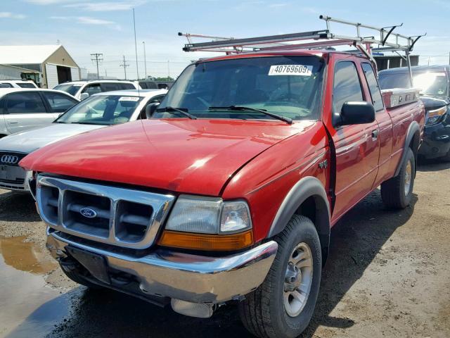 1FTZR15X7YTB28867 - 2000 FORD RANGER SUP RED photo 2