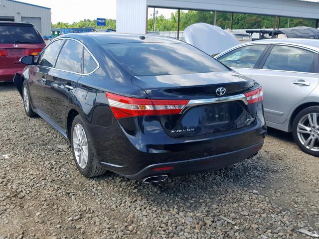 4T1BK1EB4FU175965 - 2015 TOYOTA AVALON XLE BLACK photo 3