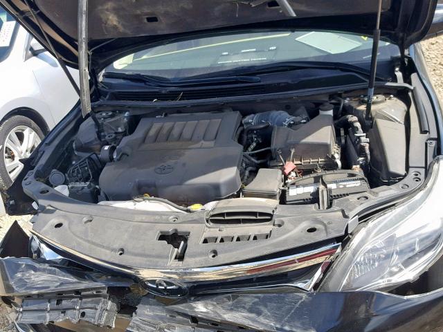 4T1BK1EB4FU175965 - 2015 TOYOTA AVALON XLE BLACK photo 7
