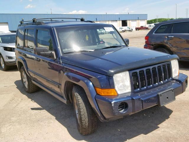 1J8HG48K76C270936 - 2006 JEEP COMMANDER BLUE photo 1