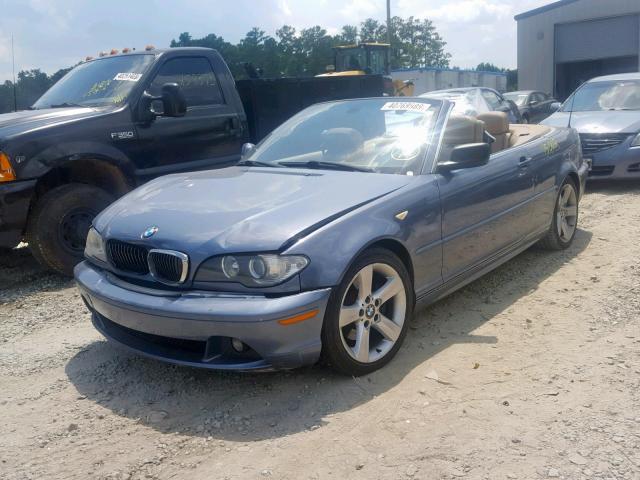 WBABW33495PL39682 - 2005 BMW 325 CI BLUE photo 2