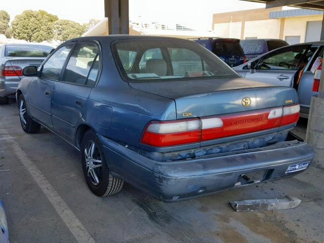 1NXBB02E6TZ478167 - 1996 TOYOTA COROLLA DX BLUE photo 3