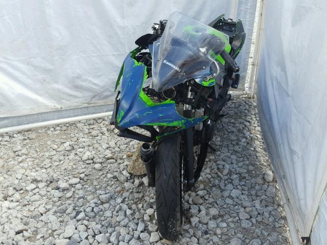 JKAEXEK10JDA23161 - 2018 KAWASAKI EX650 F GREEN photo 2