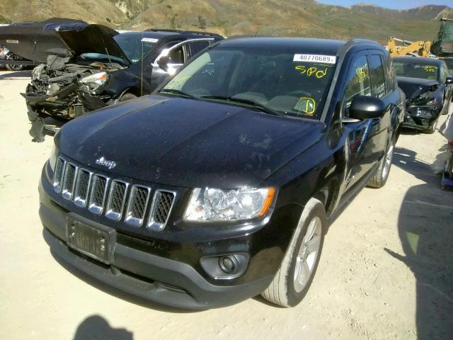 1C4NJCBB9CD639848 - 2012 JEEP COMPASS SP შავი ფოტო 2