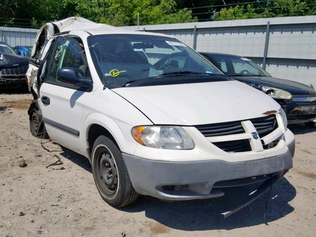 1D8GP25E17B222587 - 2007 DODGE CARAVAN SE WHITE photo 1