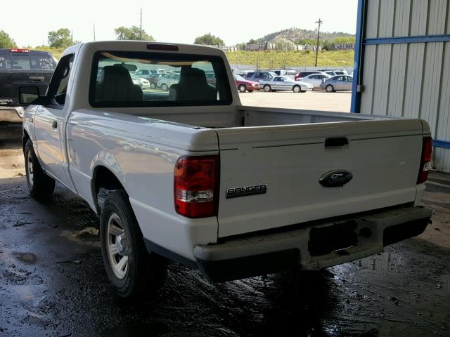 1FTYR10U47PA92717 - 2007 FORD RANGER WHITE photo 3