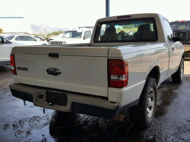 1FTYR10U47PA92717 - 2007 FORD RANGER WHITE photo 4