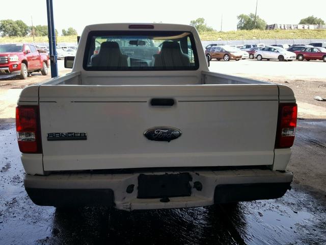 1FTYR10U47PA92717 - 2007 FORD RANGER WHITE photo 6