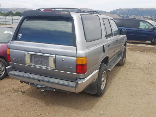 JT3VN29V9S0048654 - 1995 TOYOTA 4RUNNER VN GRAY photo 4