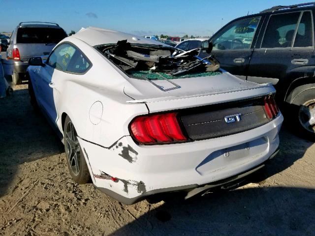 1FA6P8CF6J5133859 - 2018 FORD MUSTANG GT WHITE photo 3