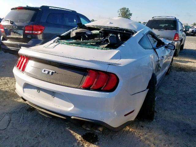 1FA6P8CF6J5133859 - 2018 FORD MUSTANG GT WHITE photo 4