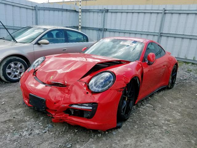 WP0AB2A99JS123177 - 2018 PORSCHE 911 CARRER RED photo 2