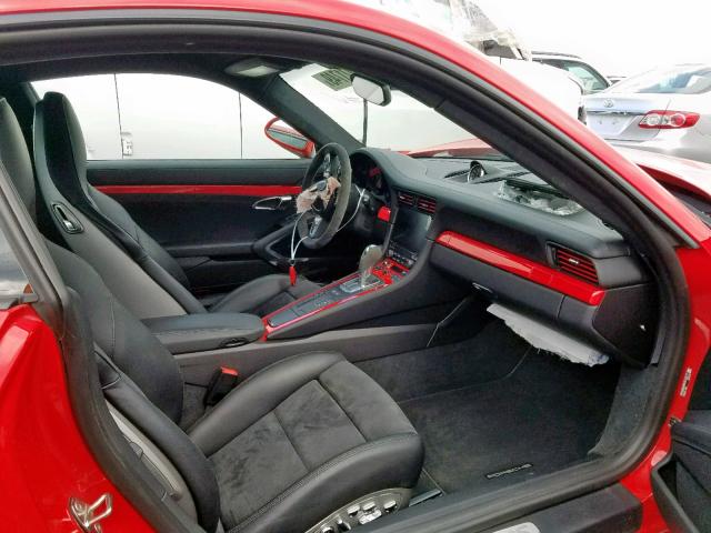 WP0AB2A99JS123177 - 2018 PORSCHE 911 CARRER RED photo 5