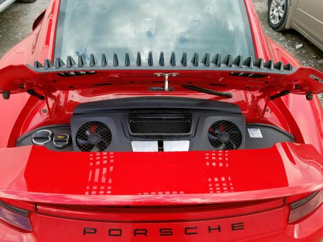 WP0AB2A99JS123177 - 2018 PORSCHE 911 CARRER RED photo 7