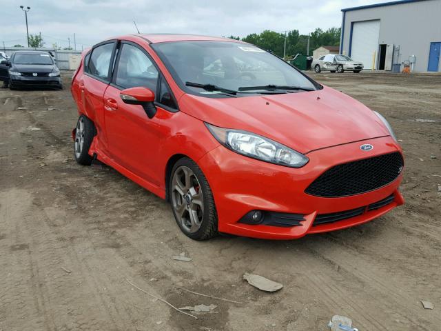 3FADP4GX4FM114392 - 2015 FORD FIESTA ST RED photo 1