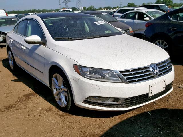 WVWRP7AN9DE502987 - 2013 VOLKSWAGEN CC LUXURY WHITE photo 1