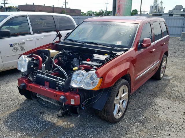 1J4RR7GW8AC149105 - 2010 JEEP GRAND CHER RED photo 2