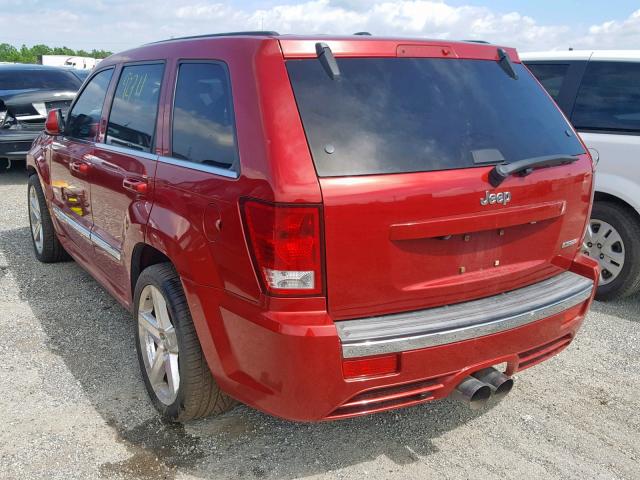 1J4RR7GW8AC149105 - 2010 JEEP GRAND CHER RED photo 3