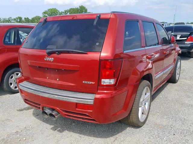 1J4RR7GW8AC149105 - 2010 JEEP GRAND CHER RED photo 4